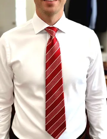 Cravata Zara, rosu Rosu