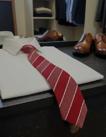 Cravata Zara, rosu Rosu