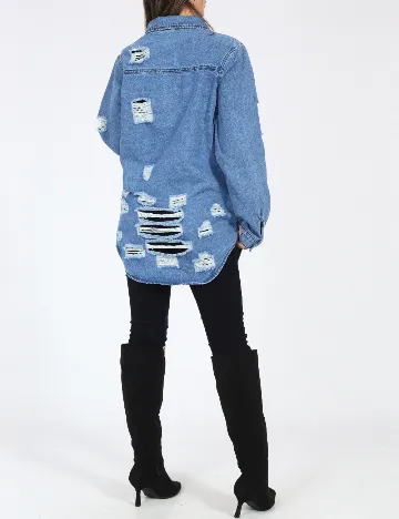 Jacheta SHEIN, albastru Albastru