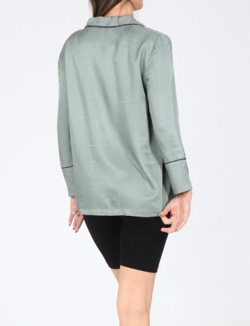 Bluza de pijama Oysho, verde
