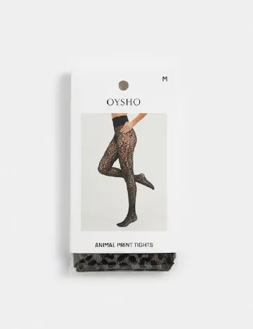 Ciorapi Oysho, animal print Animal print