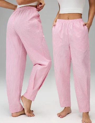 Pantaloni de pijama SHEIN, roz Roz