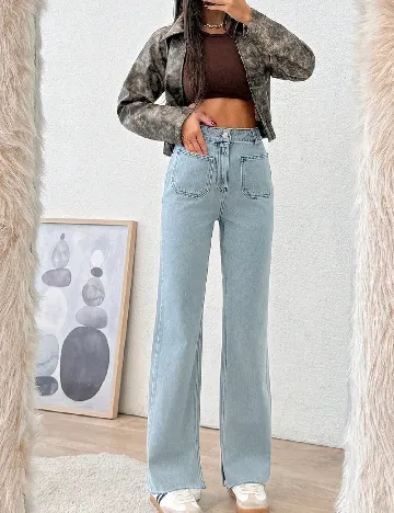 Blugi SHEIN, albastru Albastru