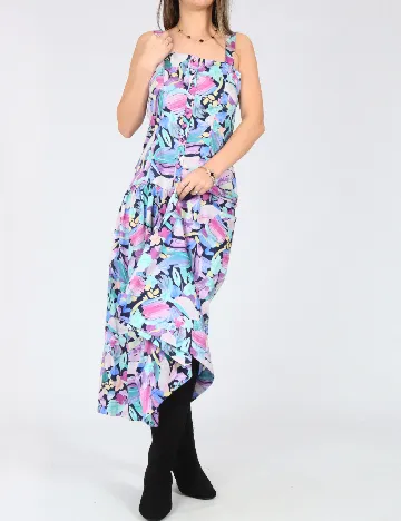 Rochie lunga Oysho, floral print Floral print
