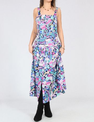 Rochie lunga Oysho, floral print