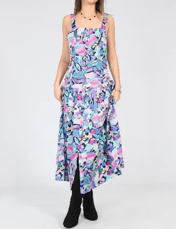 Rochie lunga Oysho, floral print Floral print