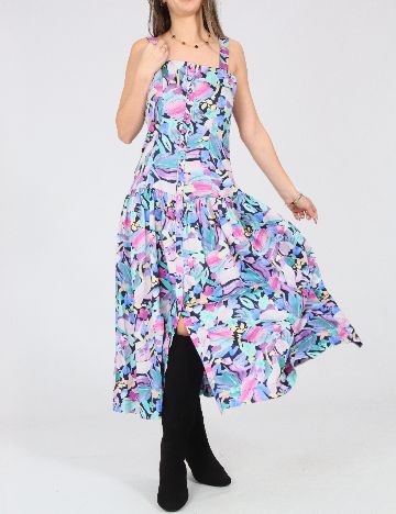 Rochie lunga Oysho, floral print