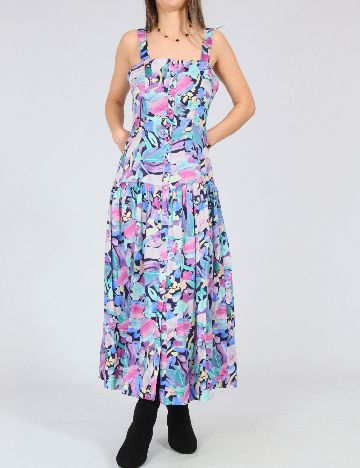 Rochie lunga Oysho, floral print