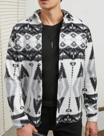 Jacheta SHEIN, alb/negru Alb