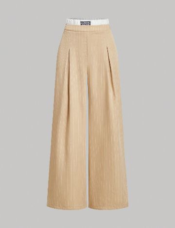 Pantaloni SHEIN, crem