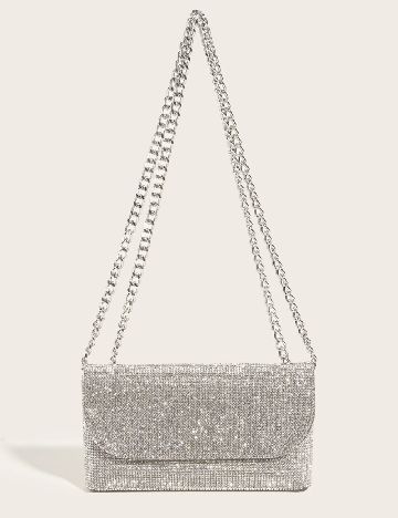 Geanta SHEIN, argintiu