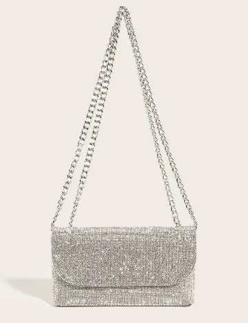 Geanta SHEIN, argintiu Gri