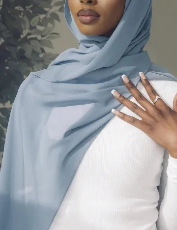 Esarfa SHEIN, albastru Albastru