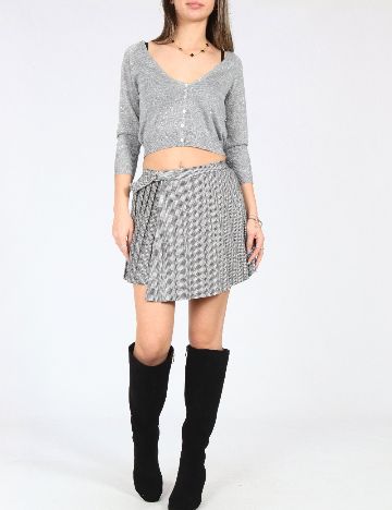 Fusta Zara, alb/negru