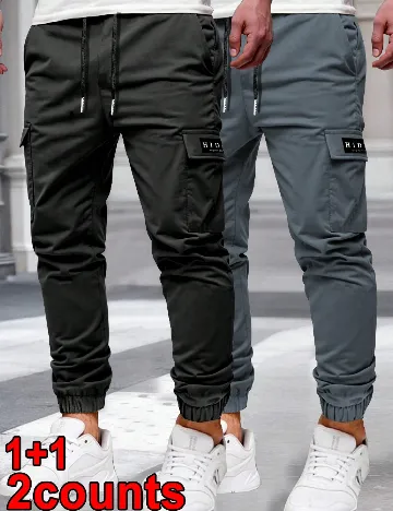 Set pantaloni 2 bucati SHEIN, mix culori