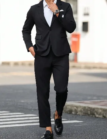 Costum SHEIN, negru Negru