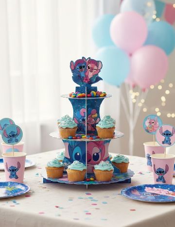 Suport etajat pentru prajituri SHEIN, mix culori