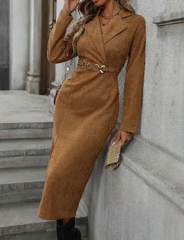 Rochie medie SHEIN, maro Maro