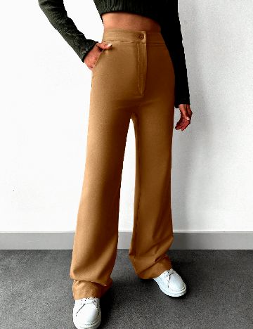 Pantaloni SHEIN, maro