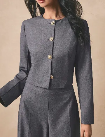 Sacou SHEIN, gri Gri