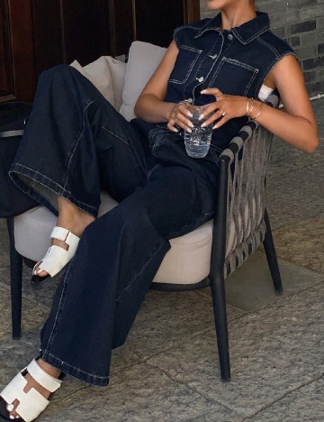 Compleu Dazy, albastru