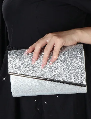 Plic SHEIN, argintiu Gri