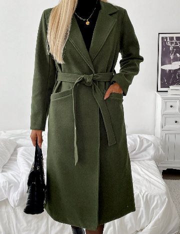 Palton SHEIN, verde