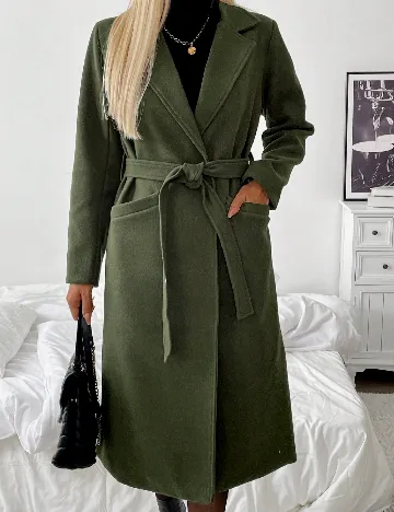 Palton SHEIN, verde Verde