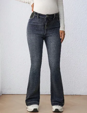 Blugi SHEIN Maternity, albastru Albastru