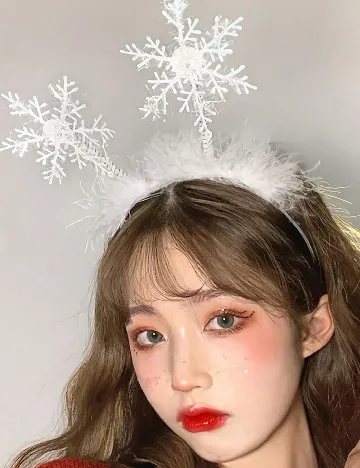 Set coronite 5 bucati SHEIN, alb Alb