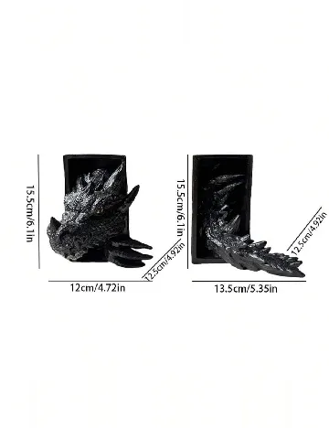 Set accesorii decorative 2 bucati SHEIN, negru