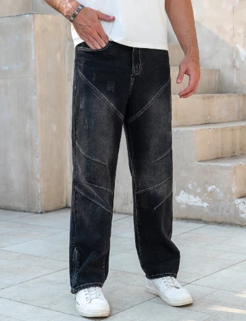 Blugi SHEIN, negru Negru