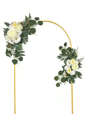 Flori decorative SHEIN, alb