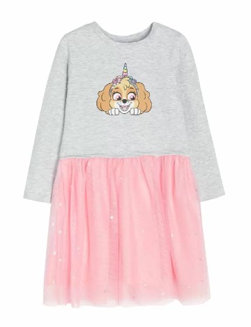 Rochie Cool Club, gri/roz