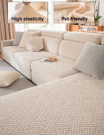 Husa pentru canapea SHEIN, crem Crem