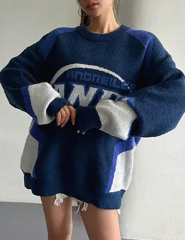 Pulover Dazy, albastru Albastru