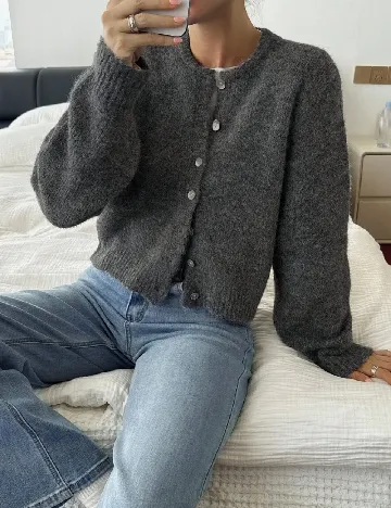 Cardigan Dazy, gri Gri