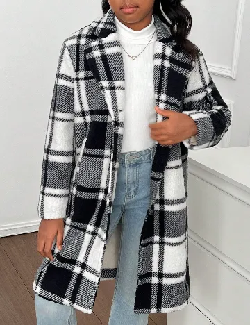 Jacheta Shein Kids, negru Negru