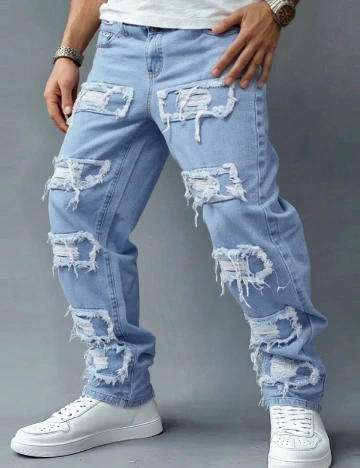 Blugi SHEIN, albastru Albastru