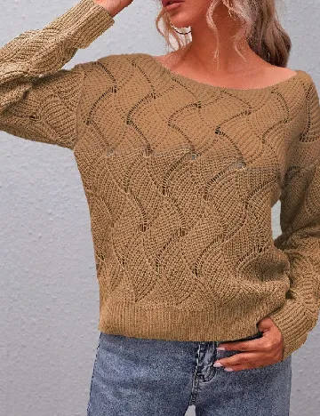 Pulover SHEIN, maro Maro