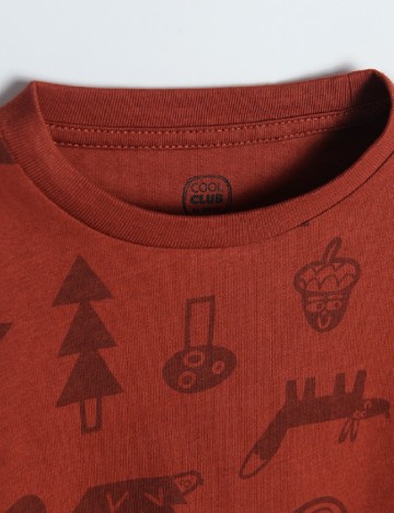 Bluza Cool Club, caramiziu