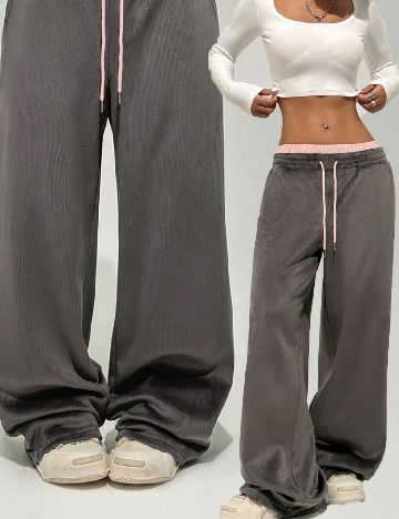 Pantaloni SHEIN, gri