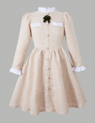 Rochie Shein Kids, crem