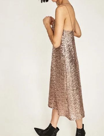 Rochie medie Zara, roz