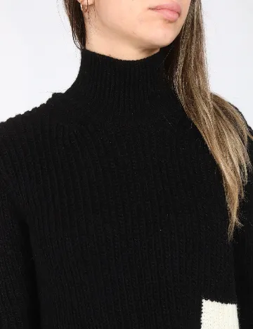 Pulover Zara, negru Negru