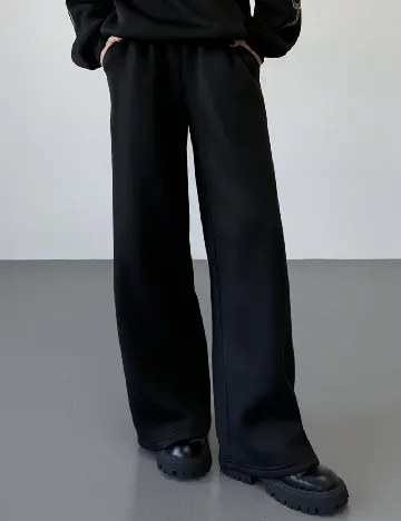 Pantaloni SHEIN, negru Negru