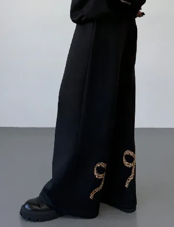 Pantaloni SHEIN, negru Negru