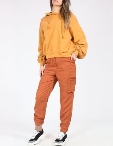 Pantaloni Zara, maro