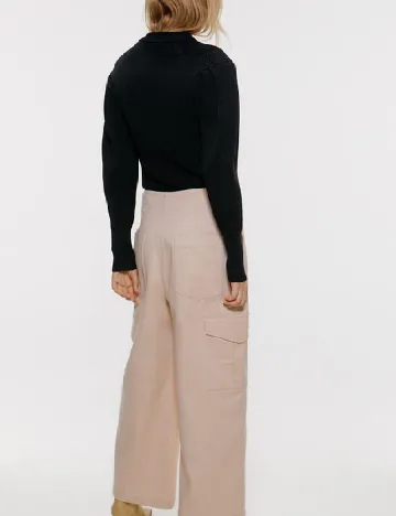 Pantaloni Zara, crem Crem