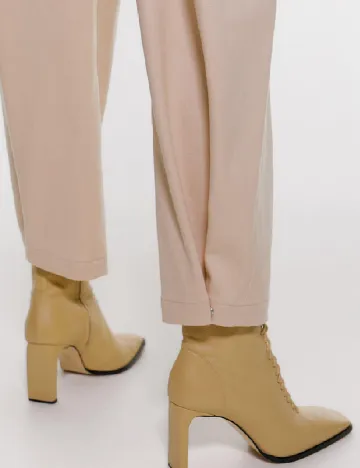 Pantaloni Zara, crem Crem